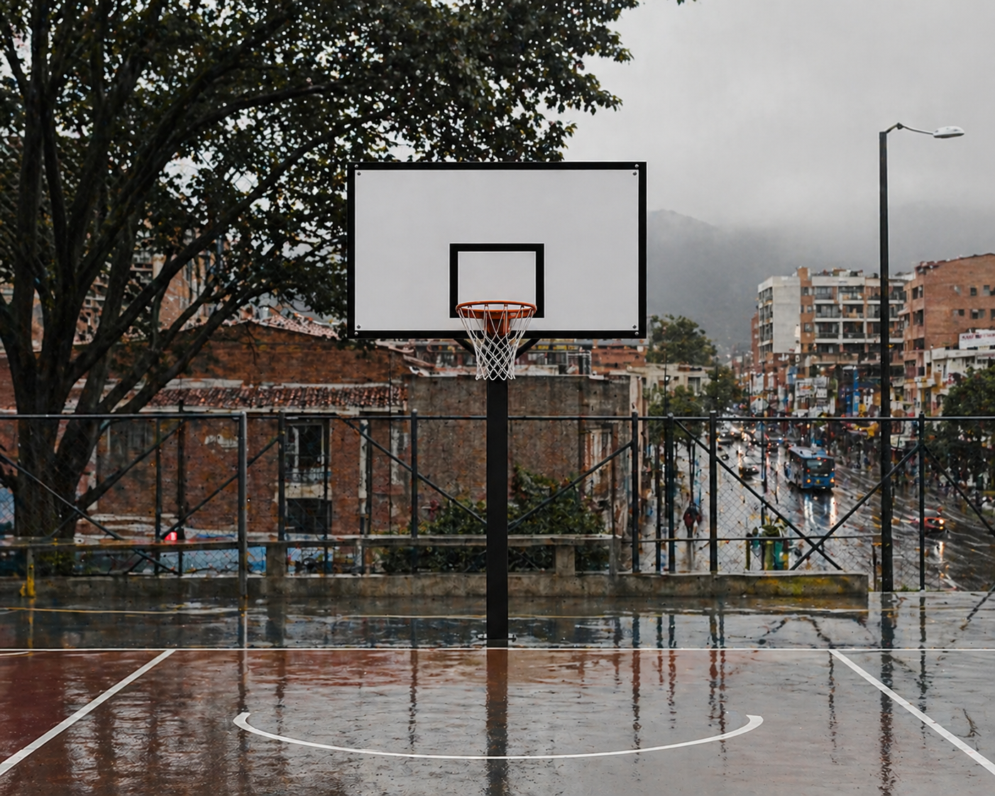 Tablero de Baloncesto en fibra de vidrio