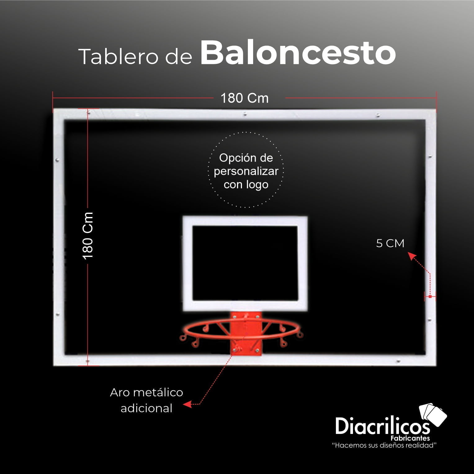Tablero de Baloncesto | Diacrilicos